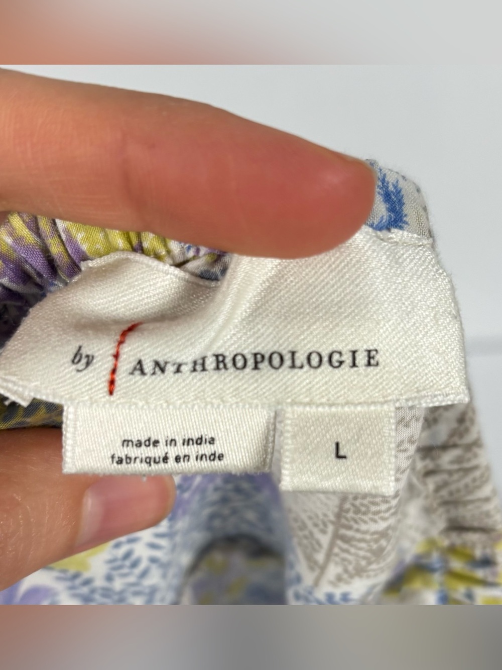 Anthropologie Tie Waist Fairycore Floral Butterfly Patterned Balloon Harem Pant - Picture 5 of 9
